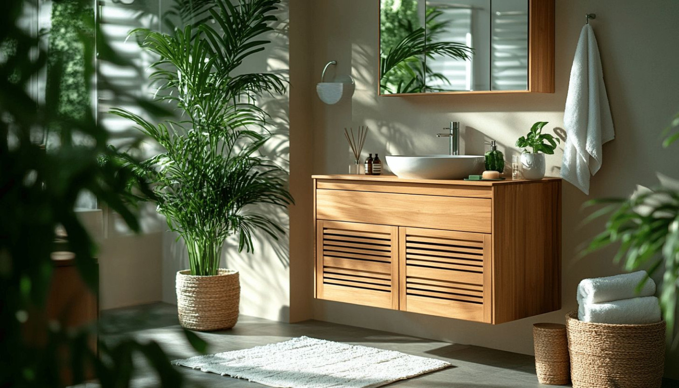 Comment choisir le meilleur meuble en teck pour votre salle de bain