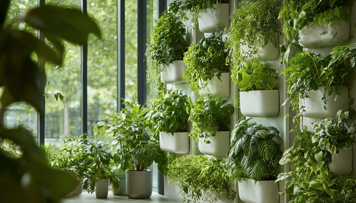 Cultiver un jardin vertical intérieur pour petits appartements